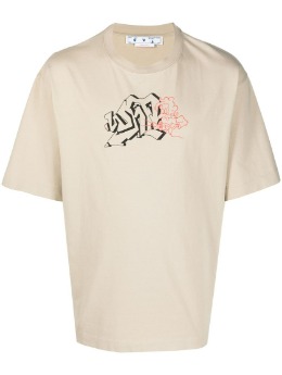22SS 오프화이트 그래피티 프린팅 반팔 티셔츠